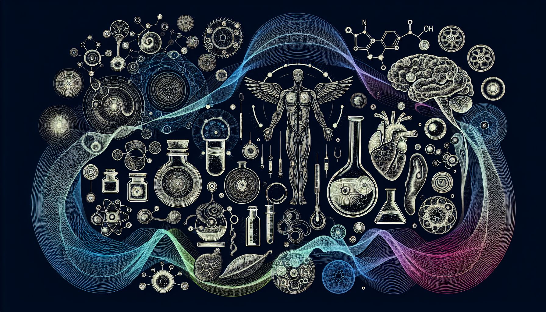 An infographic illustrating various potency enhancers and their effects